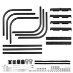Adjustable Aluminum Bed Extender for Small Truck (49-61in)