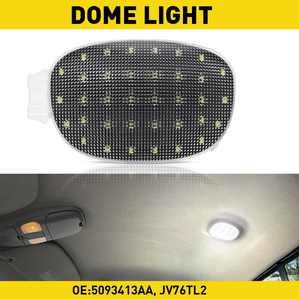 LED Inner Roof Dome Reading Light for Chrysler Sebring (2001–2004) 5093413AA