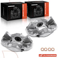 Pair Rear Disc Brake Calipers for Subaru Impreza WRX STI (2008–2014)