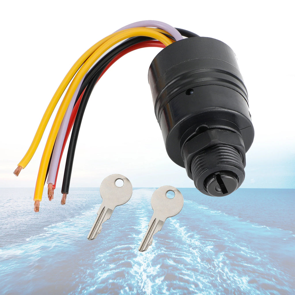 Ignition Key Switch for Mercury Marine (1987–1999) 87-17009A2, MP41070-2