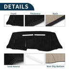 Dashboard Dash Cover Mat for Nissan Note E12/HE12/NE12 (2013–2020) Black