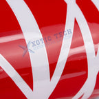 2Pc Glossy Red Side Body Fender Sticker for Dodge Challenger Charger (2000-2024)