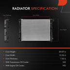 Aluminum Radiator for Nissan Kicks Versa (2018–2023)