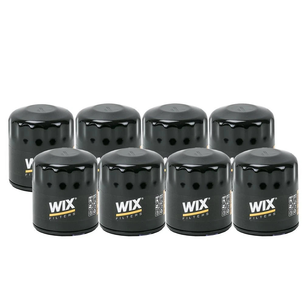 Set of 8 Engine Oil Filters for Chevrolet Buick Cadillac Dodge GMC