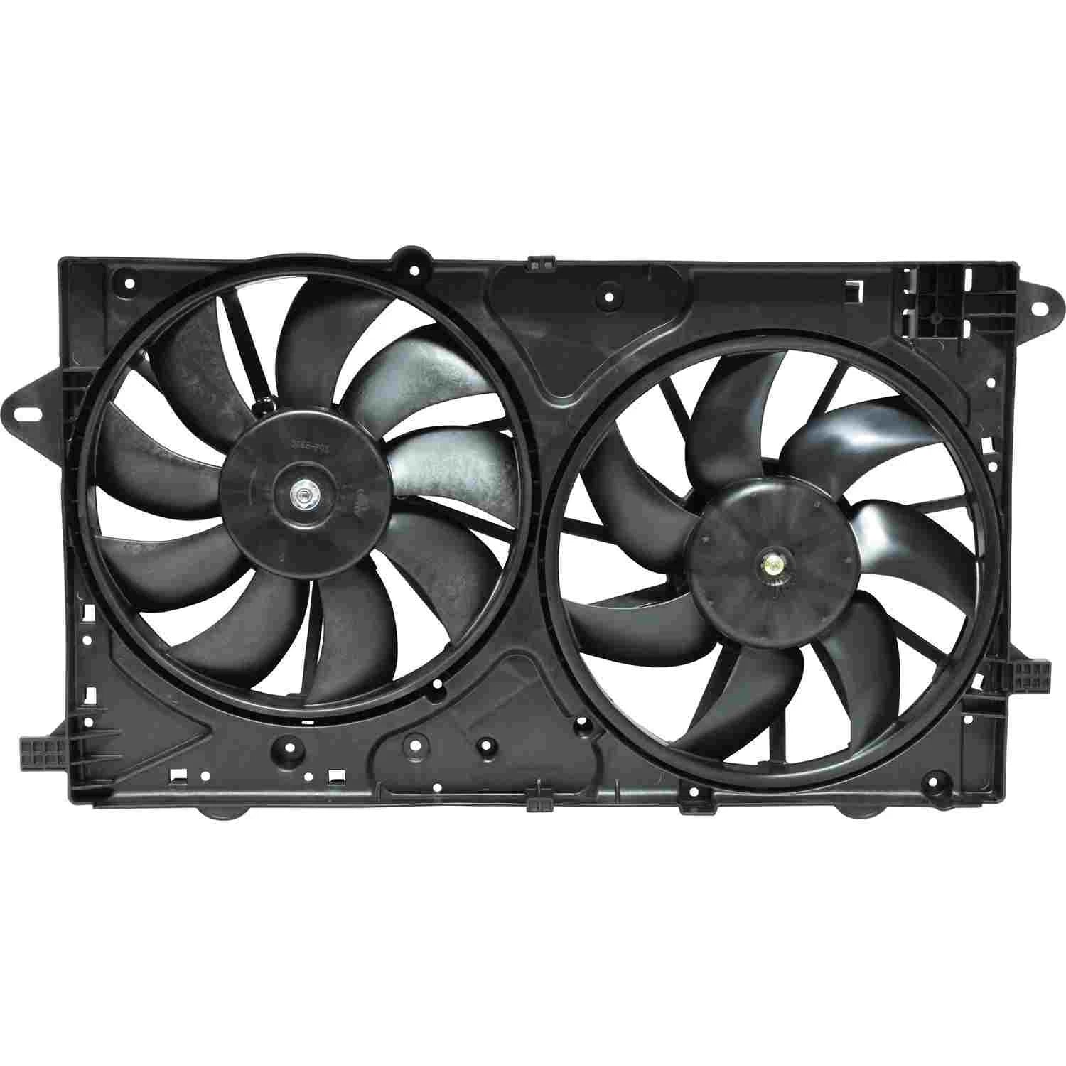 Dual Radiator and Condenser Fan Assembly for Buick Regal (2011–2013)