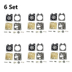 Set of 6 Carburetor Repair Kits for ECHO SRM-2620 SRM-3020 (Walbro K1-WYG)