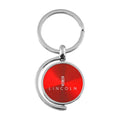 Red Spinner Keychain KC1025.LIN.RED - Officially Licensed for Lincoln