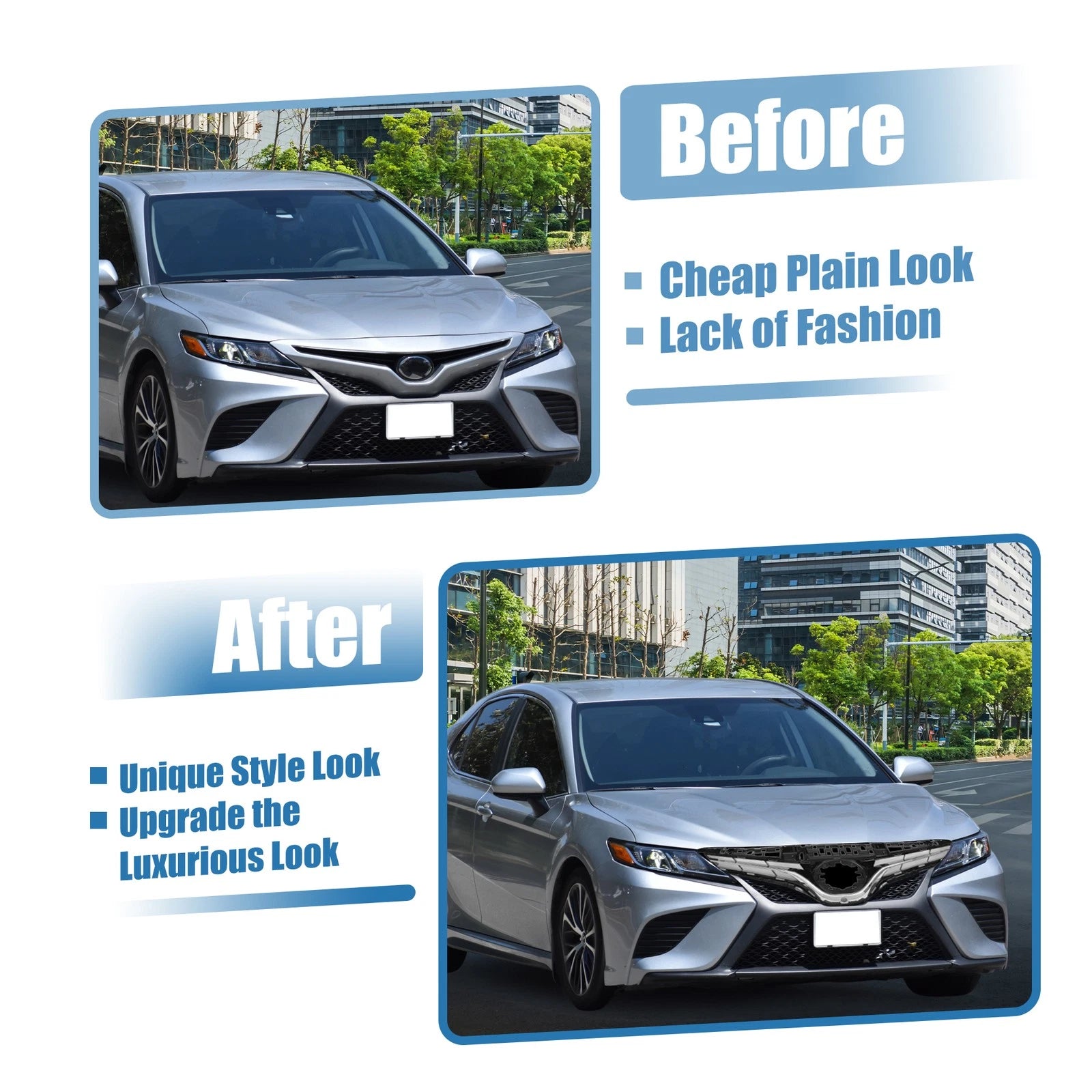 Front Hood Bumper Grille for Toyota Camry LE (2018–2023) No. 5310106A70