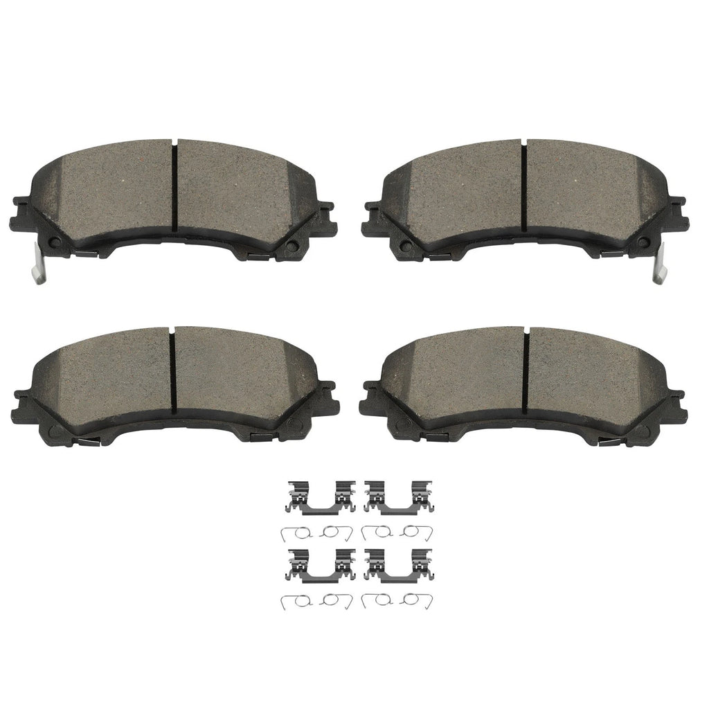 Set of 4 Front Ceramic Brake Pads for Infiniti QX50 (2016–2017)
