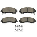 Set of 4 Front Ceramic Brake Pads for Infiniti QX50 (2016–2017)