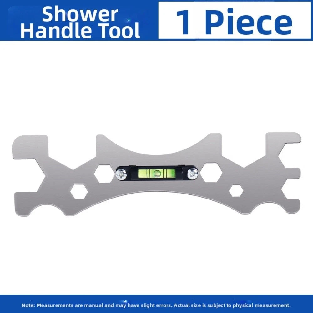 Shower Tool Wrench with Level for Water Valves and Fixtures