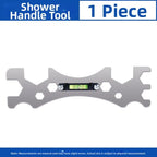 Shower Tool Wrench with Level for Water Valves and Fixtures