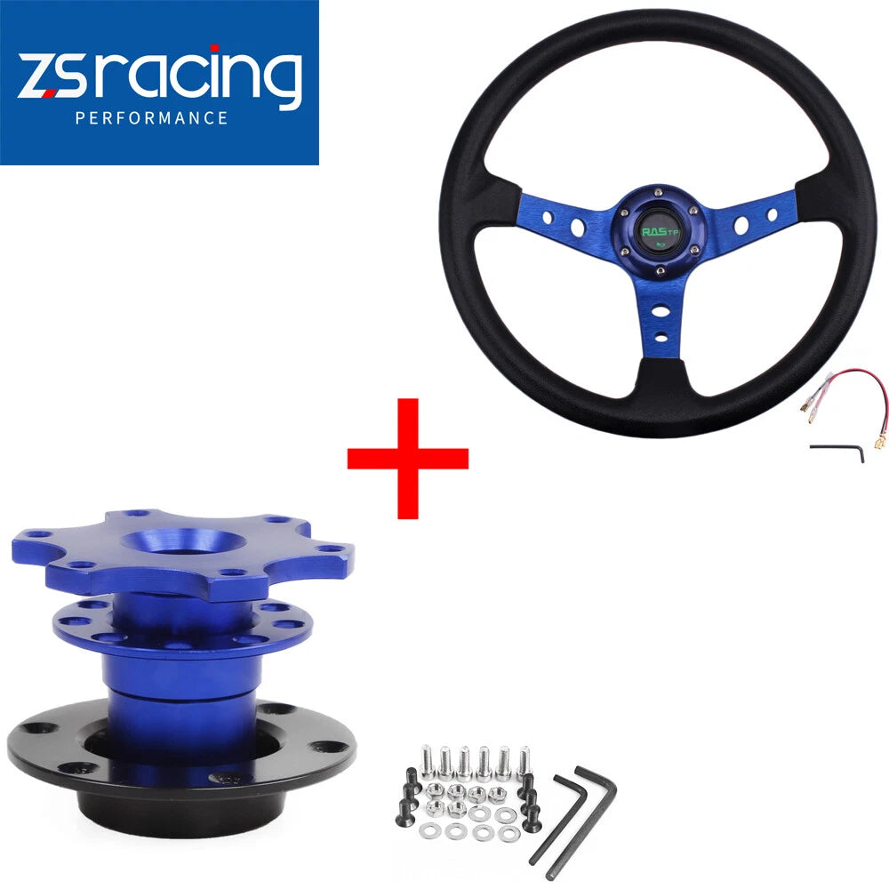 13.5" Drifting Racing Steering Wheel with Quick Release for Universal Fit (2010–2023)