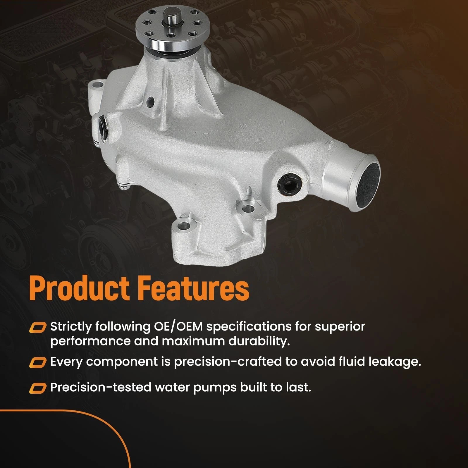 High Volume Water Pump for Chevy BBC 454 402 427 (1955)