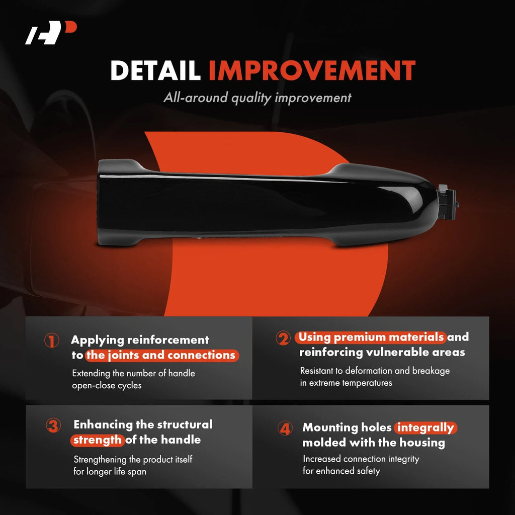 Exterior Door Handle with Keyhole for Toyota Camry (2012–2024)