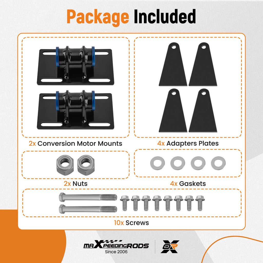 Motor Mounts & Adapters for Custom Hot Rods & Rock Crawlers