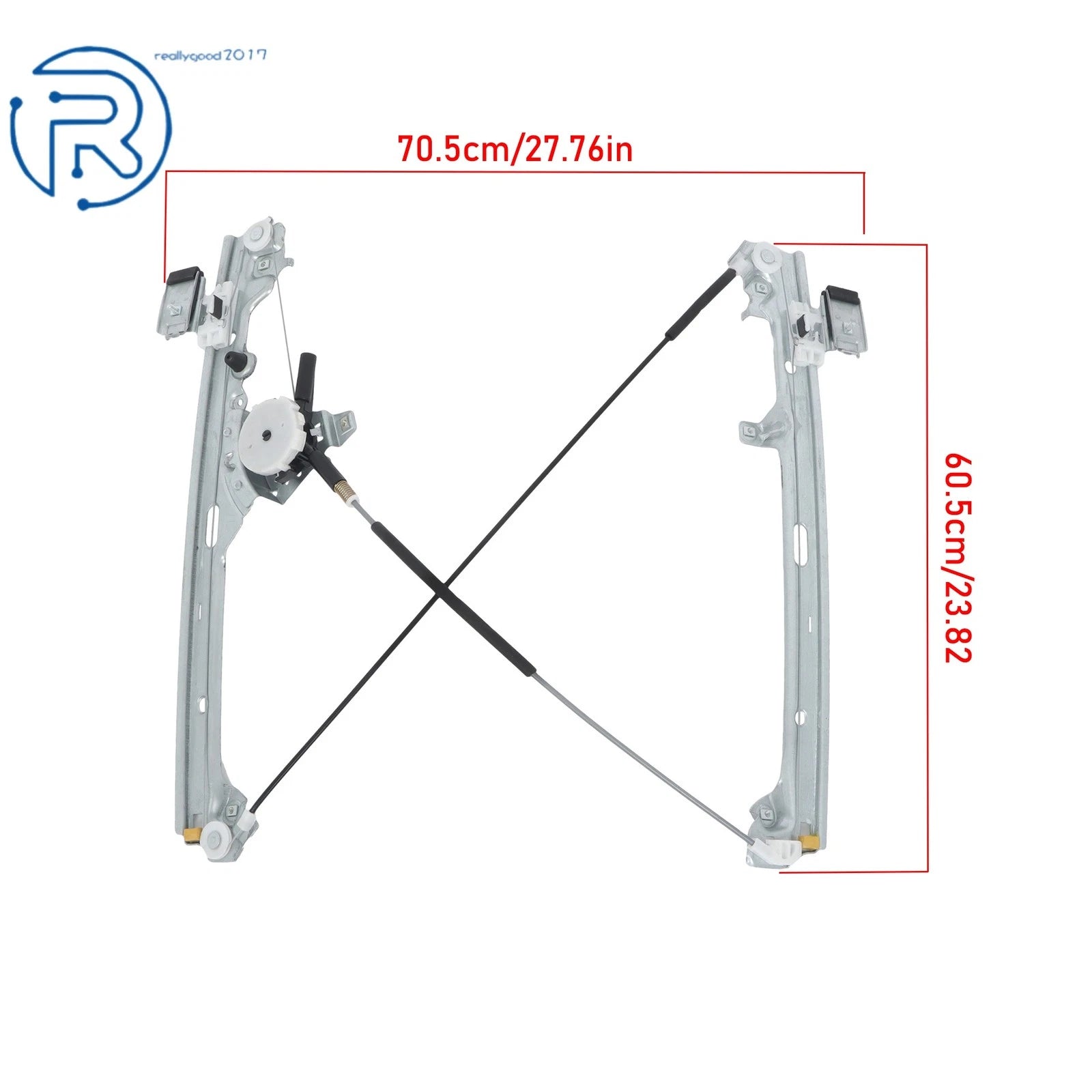 Set of 2 Manual Window Regulators for GMC Sierra 1500 (1999-2007)