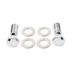 Chrome Head Breather Bolts Kit for Harley Road King FLHR (1994–1999) Softail FXST