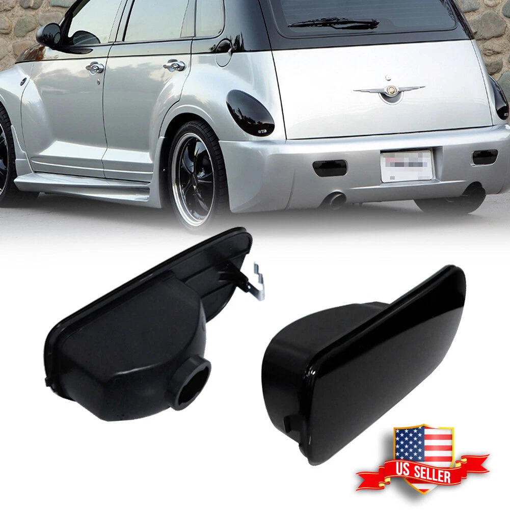 Set of 2 Smoked Lens Backup Reverse Light Reflectors for Chrysler PT Cruiser (2006–2010)