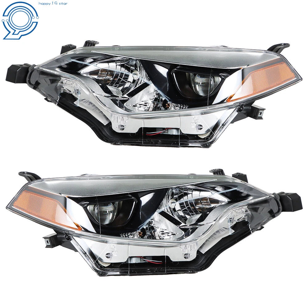 Set of 2 Headlights for Toyota Corolla (2014–2016) Left+Right