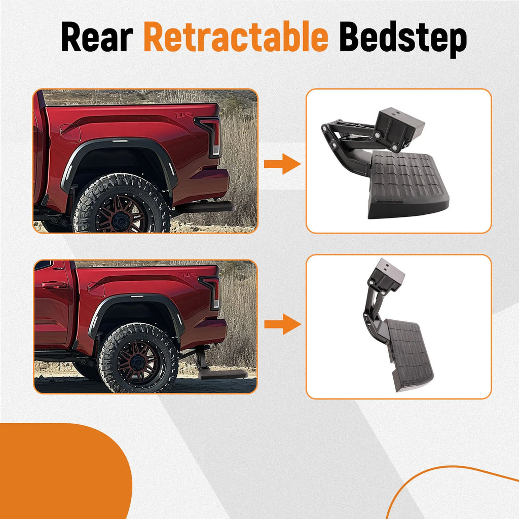 Left Bed Step Assembly for Toyota Tundra (2022-2025)