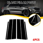 Pillar Post Window Cover Trim for Ford Explorer (2011–2019) Black