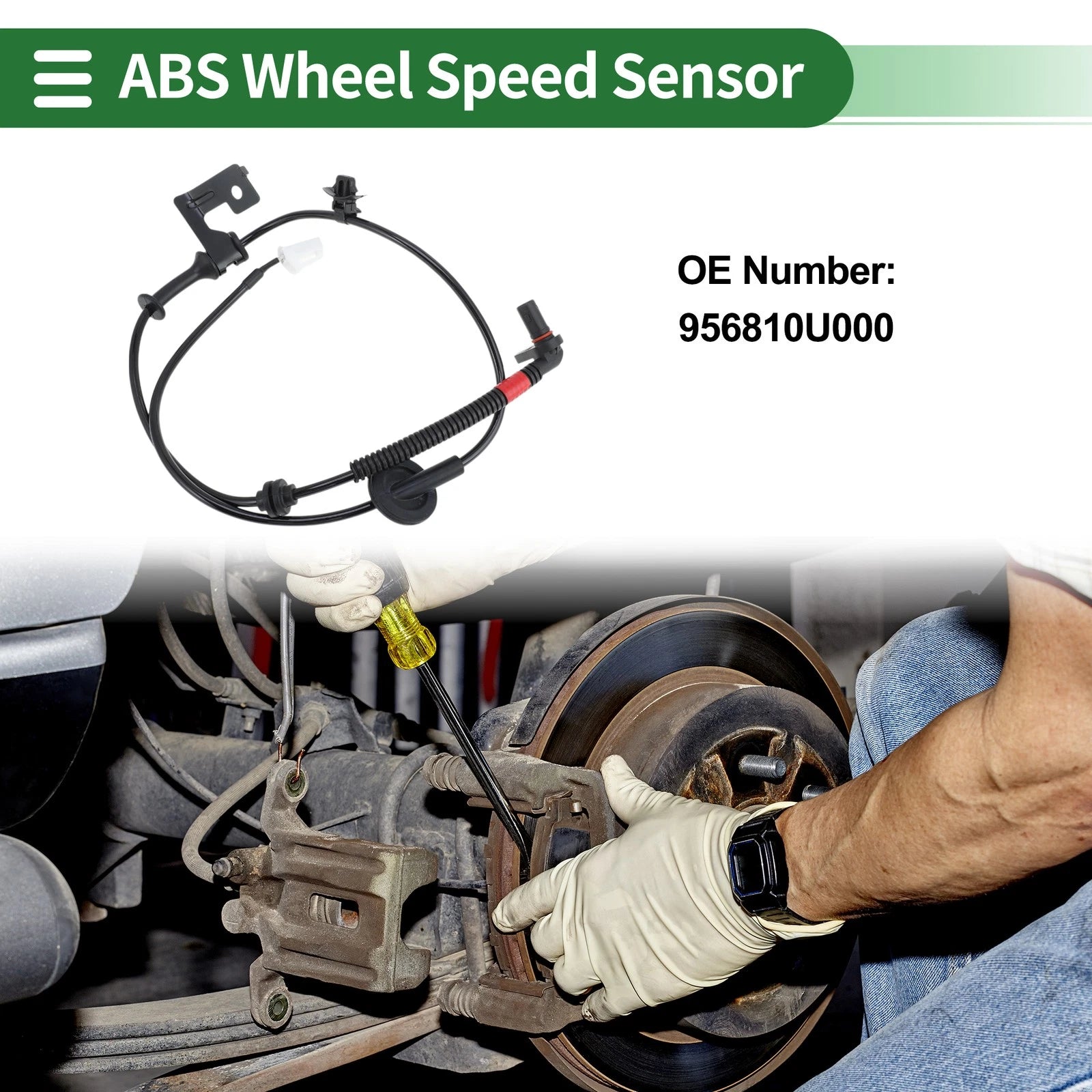 ABS Wheel Speed Sensor No. 956810U000 for Hyundai Accent (2010–2021)