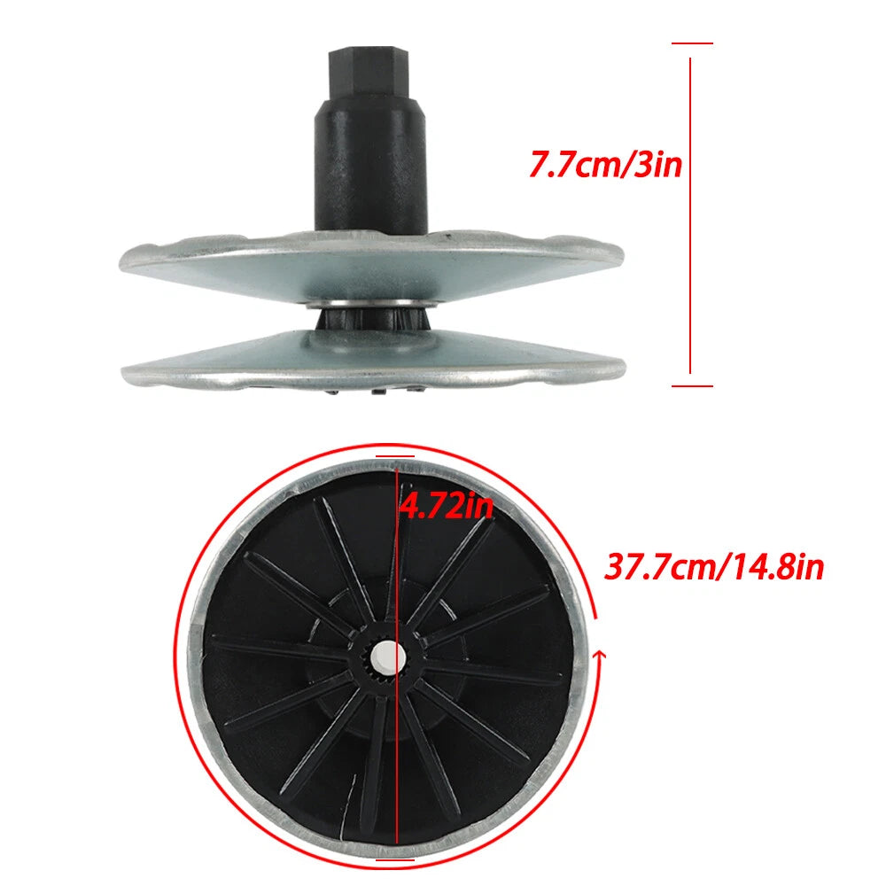 Transmission Variator Pulley Kit for John Deere D105 E100 X105 X106 (2010–2023)