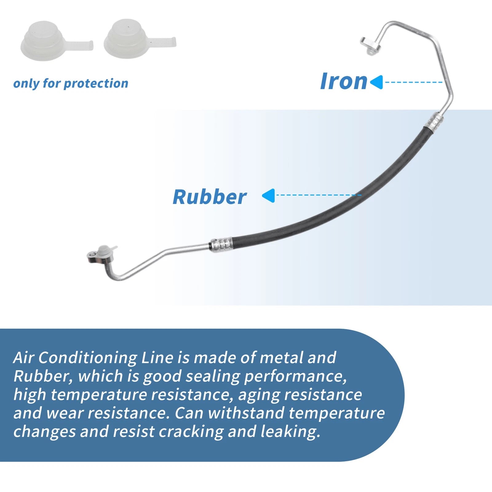 A/C Refrigerant Liquid Hose for Hyundai Accent (2006–2011) No. 977621G000