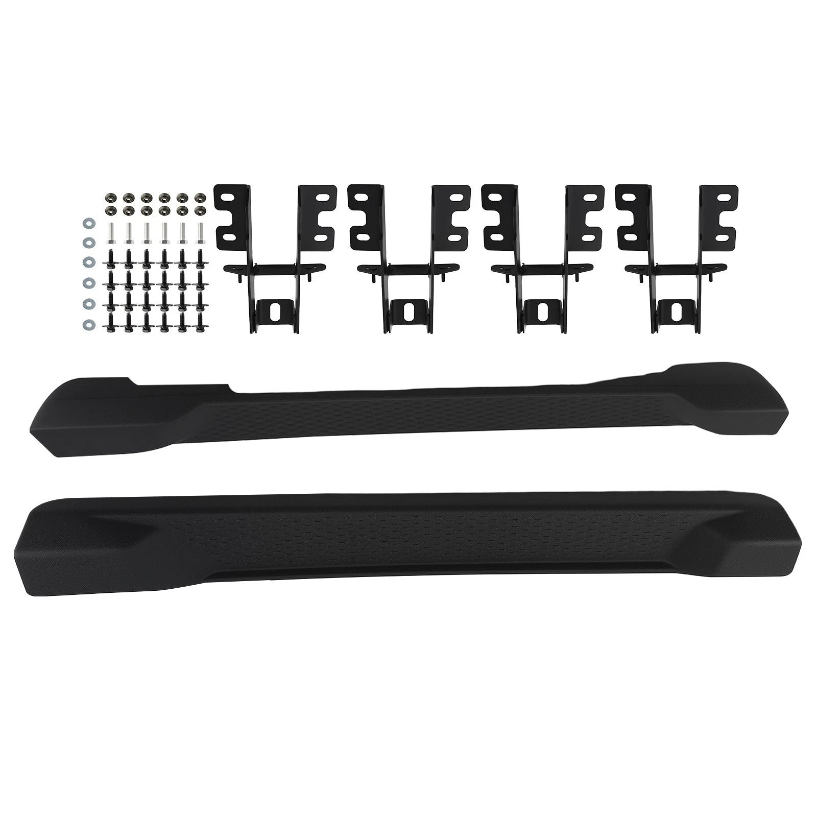 ABS Side Step Running Board for Jeep Wrangler JK (2007–2018) Complete Mount Kit
