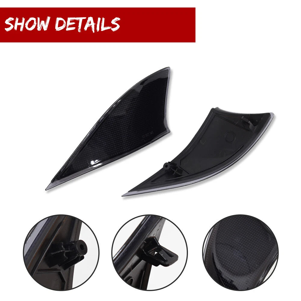 Smoked Lens Rear Bumper Reflector for Lexus IS (2014–2020)