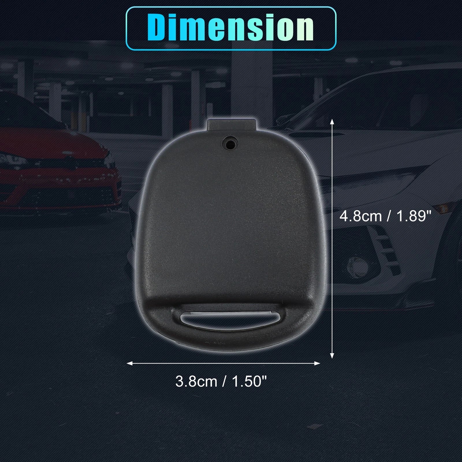 2 Button Keyless Entry Remote Key Shell Cover for Toyota Rav4 Yaris Corolla (2000–2023)