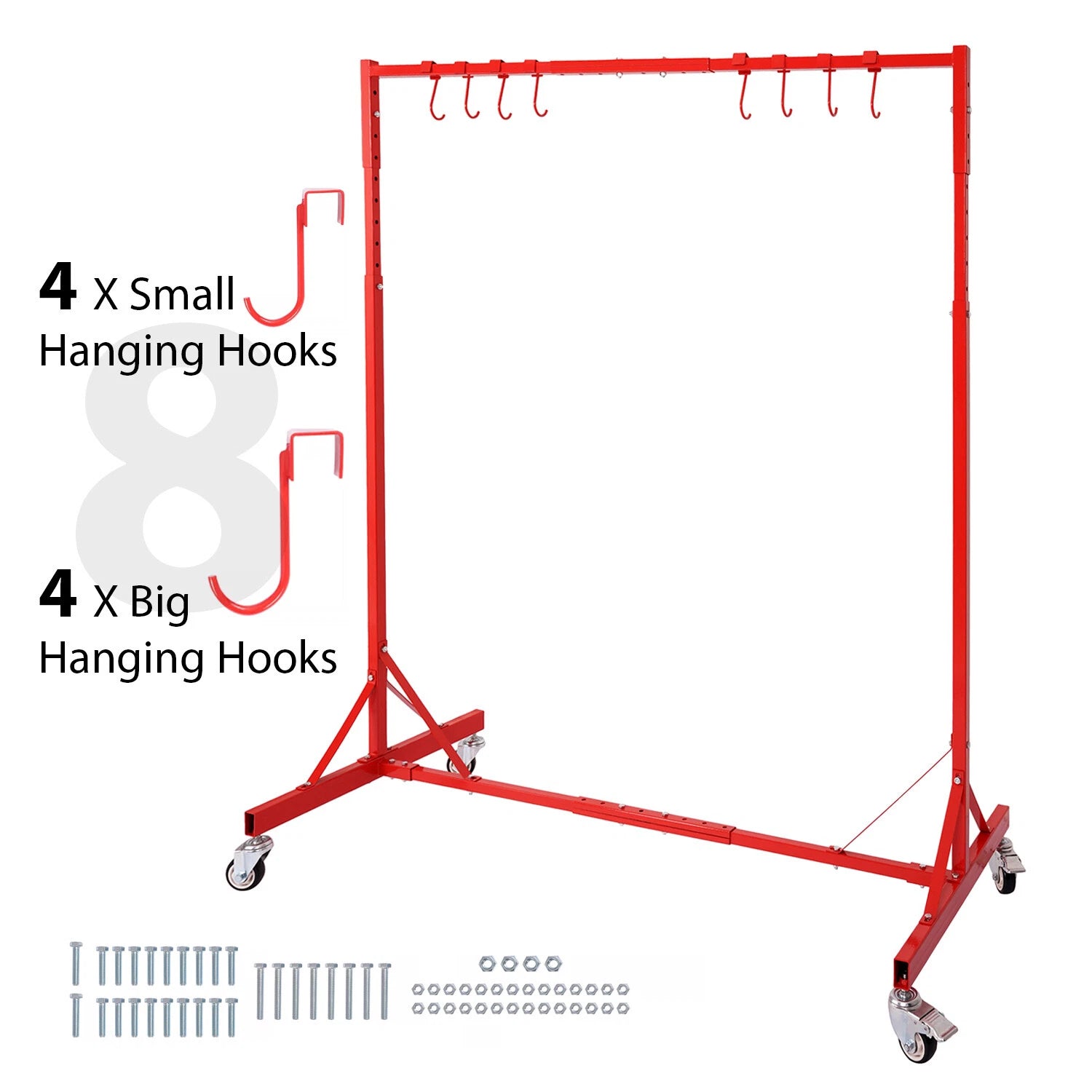 7FT Automotive Spray Painting Rack for Auto Body Work