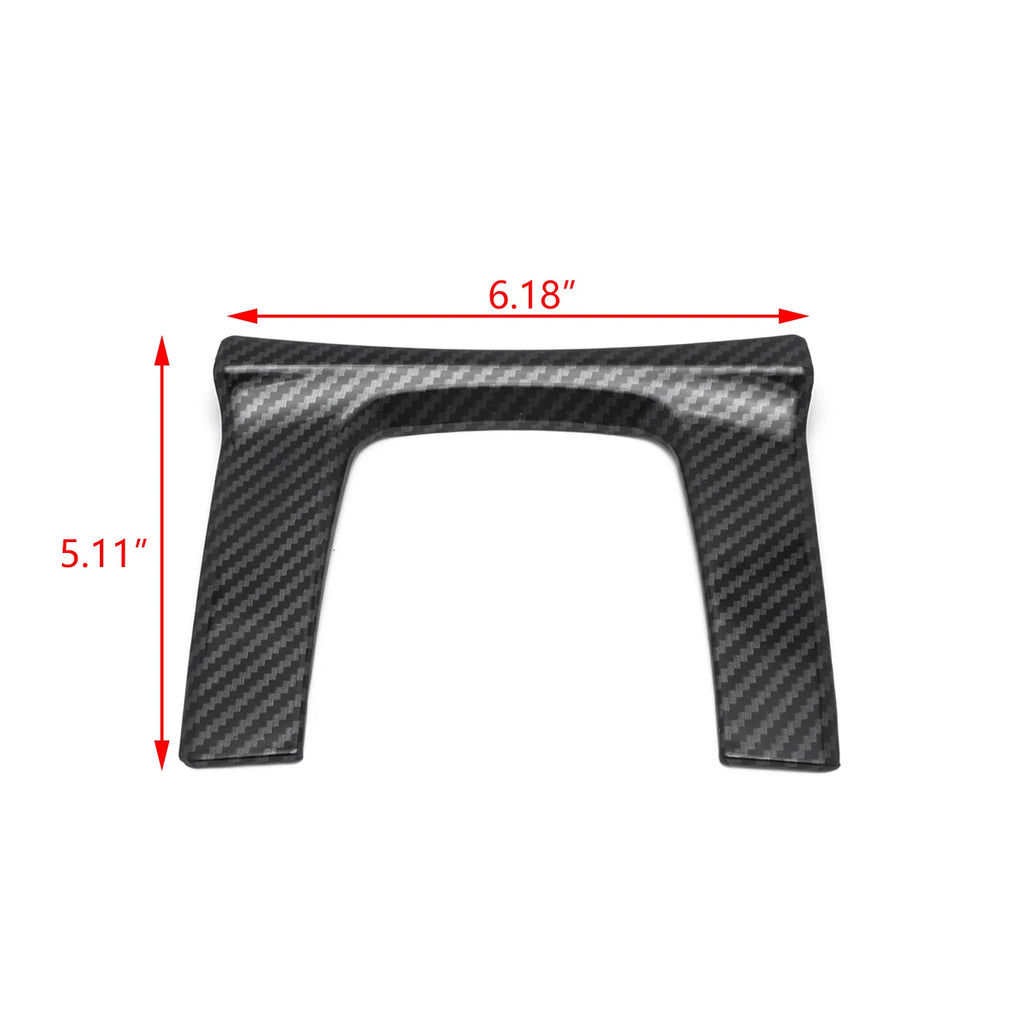 Carbon Fiber ABS Interior Gear Shift Panel Cover Trim for Honda Civic (2016-2021)