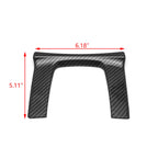 Carbon Fiber ABS Interior Gear Shift Panel Cover Trim for Honda Civic (2016-2021)