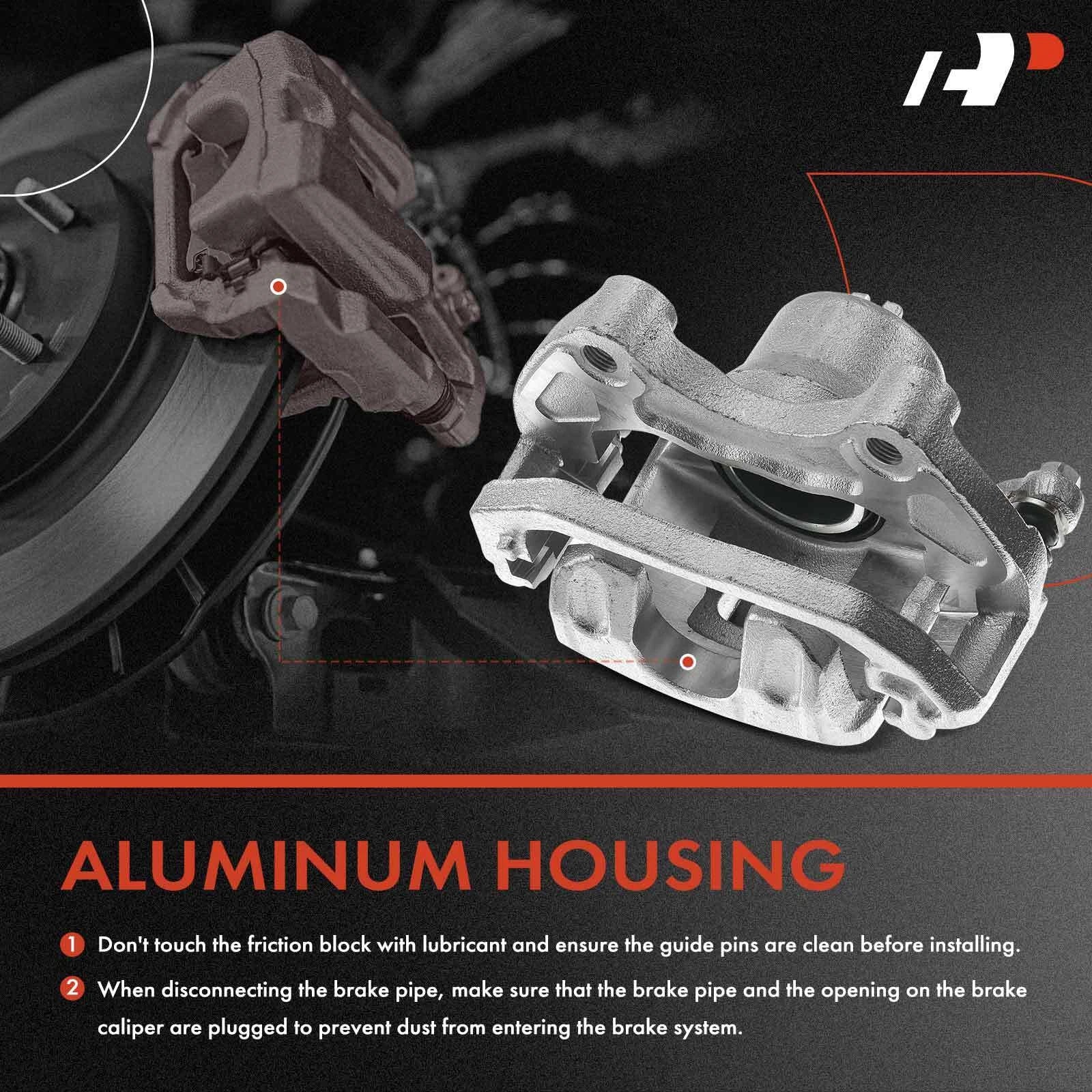 Front Brake Caliper & Pads for Nissan Altima Maxima Infiniti I35 (2002–2004)