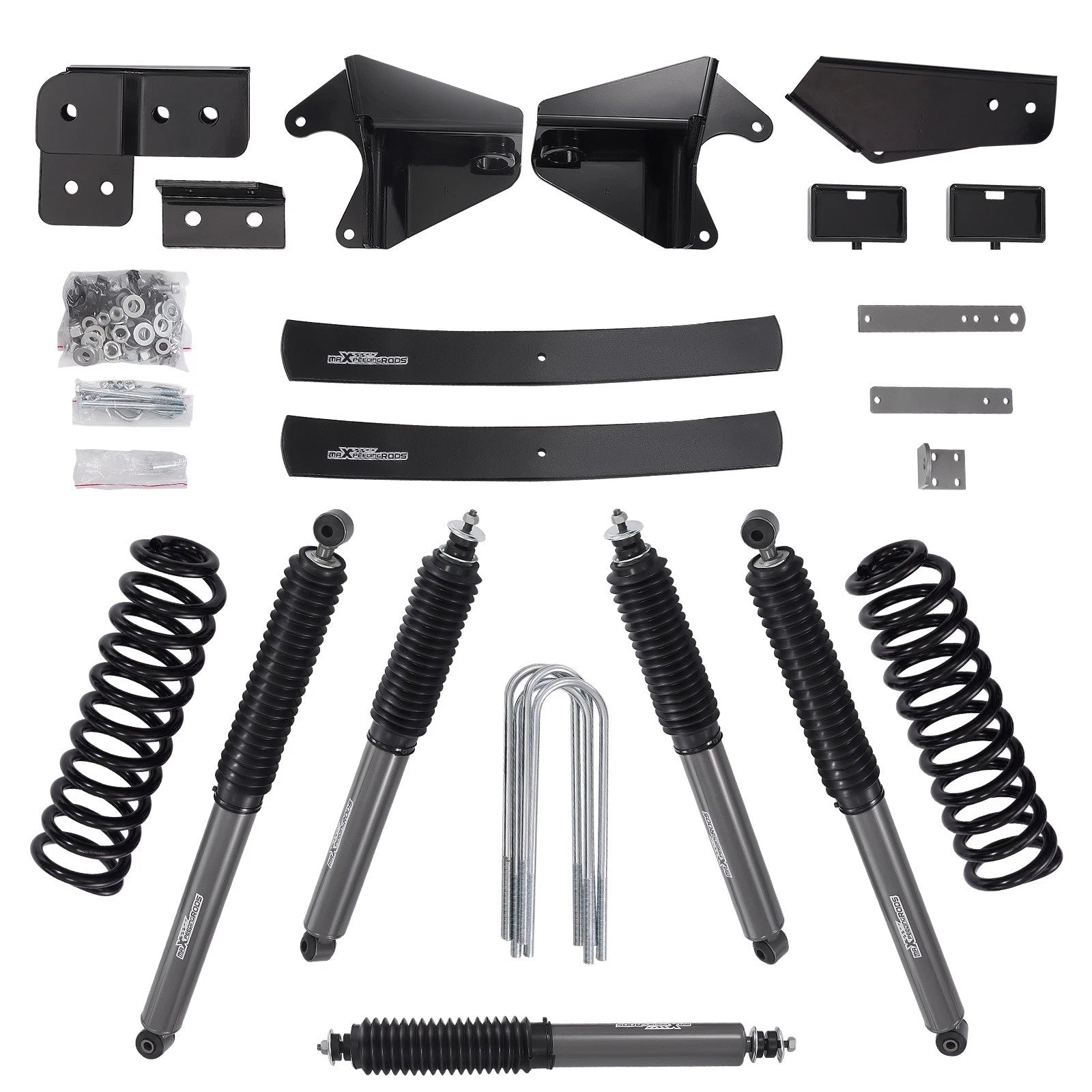 6" Suspension Lift Kit for Ford F150/Bronco (1980–1996) 4WD w/Shocks