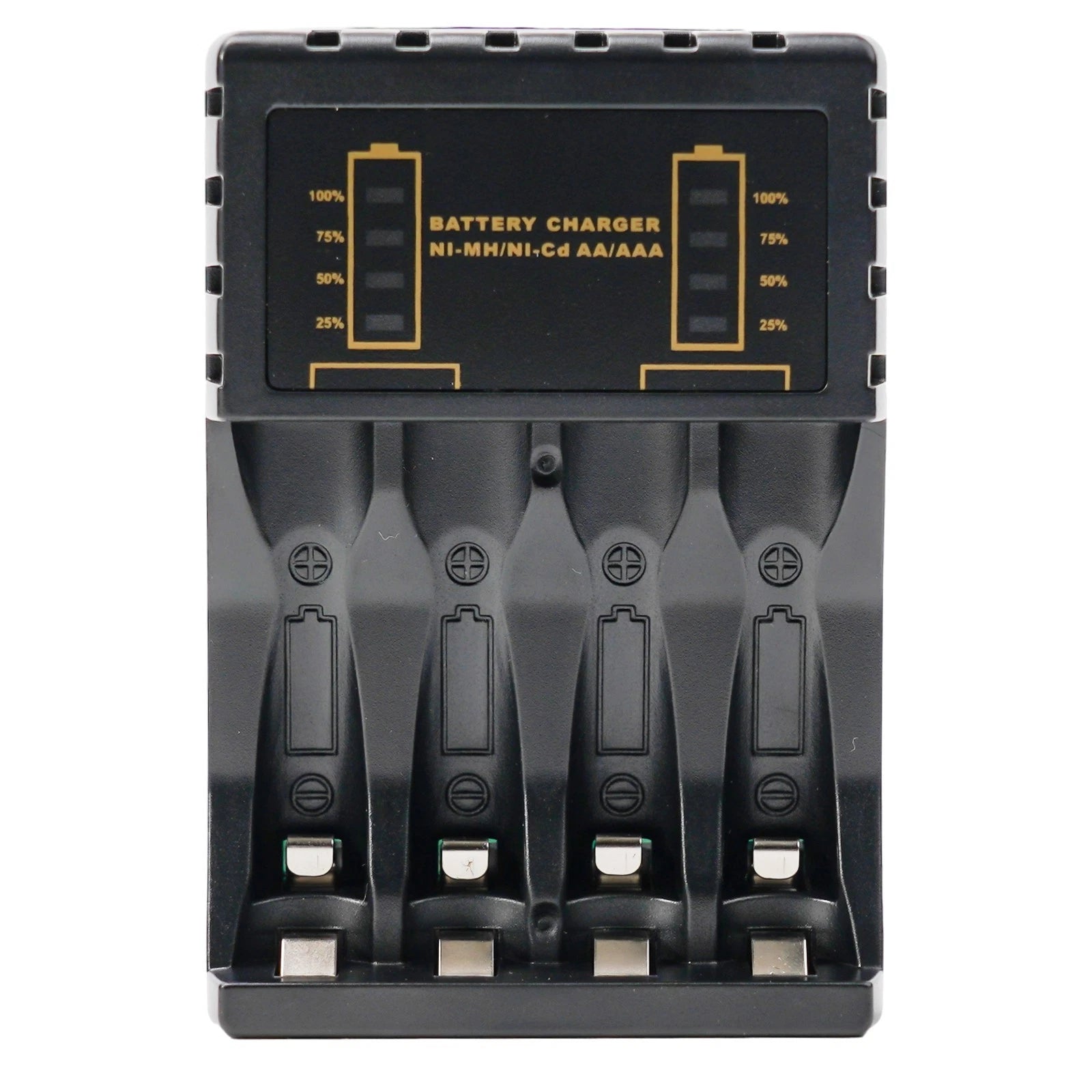 4-Slot Charger for AA AAA NICD NIMH Rechargeable Batteries