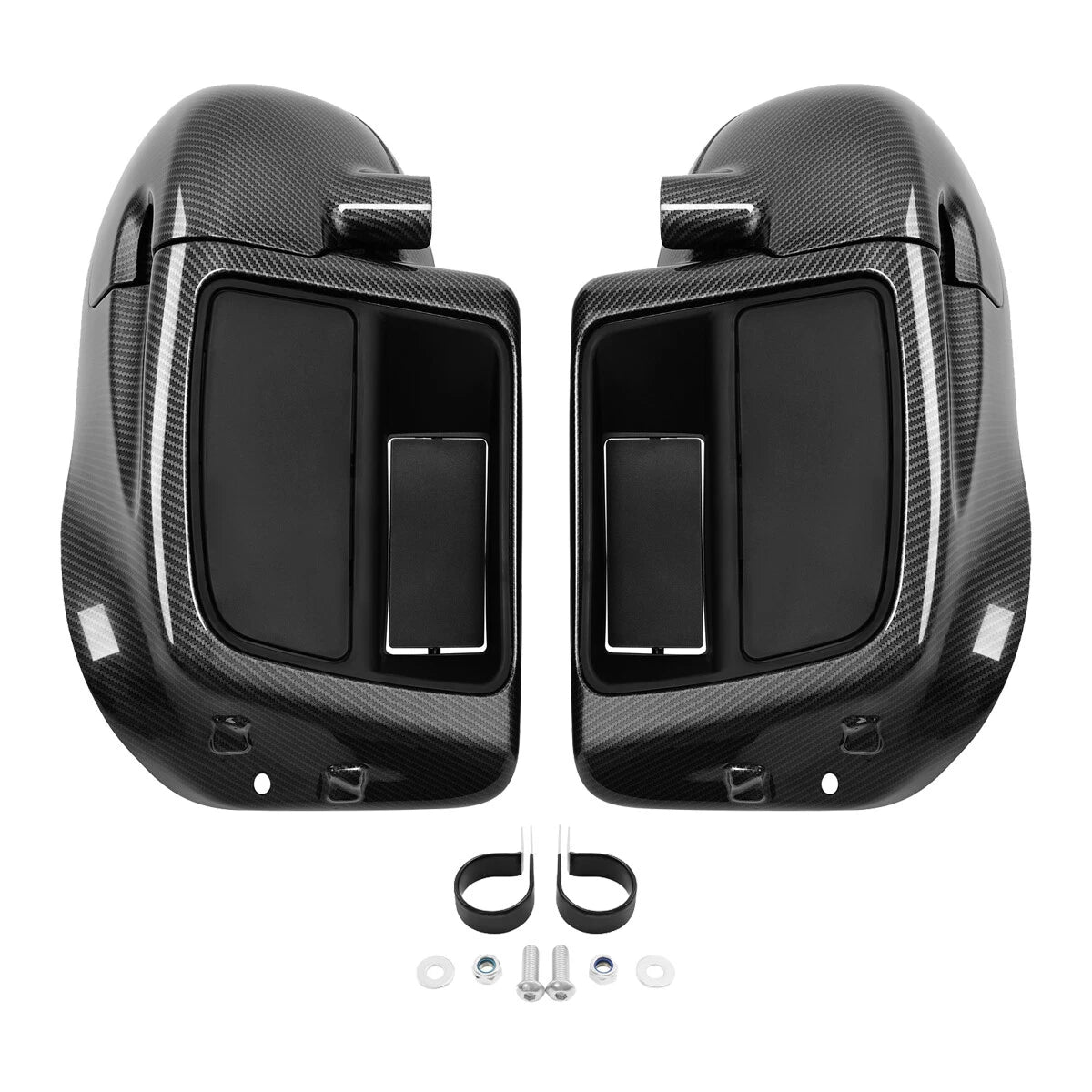 Carbon Fiber Lower Vented Fairing Glove Box for Harley Touring Road King (2014–2023)