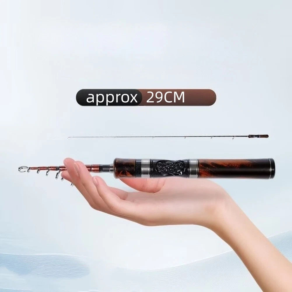 Lightweight Telescopic Fishing Rod UL Fast Action Carbon for Trout Bass
