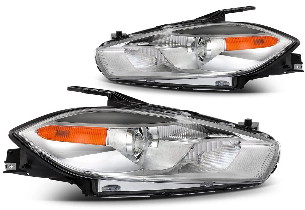 2Pcs Headlights for Dodge Dart (2013–2016) Chrome Projector