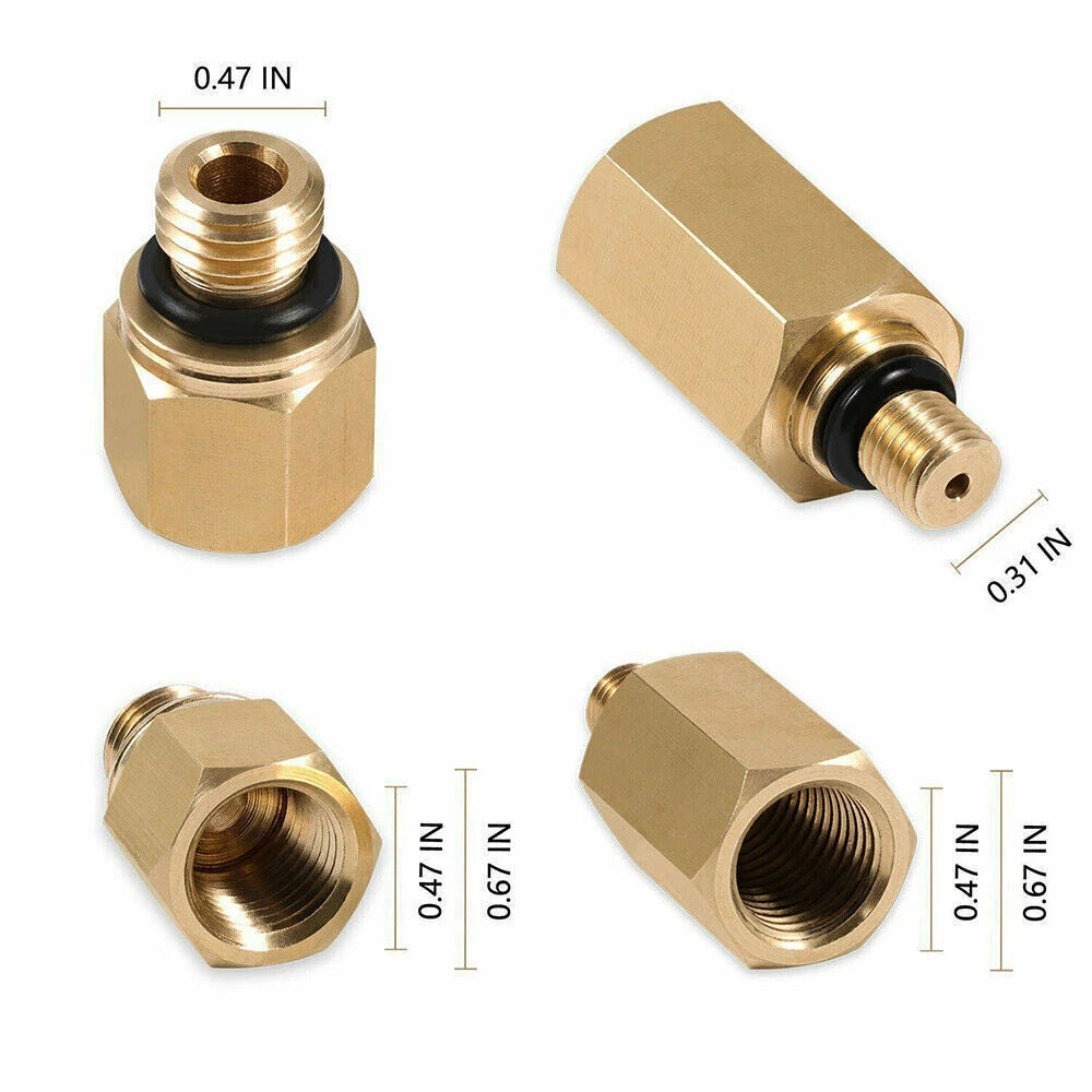 ICP Oil Fuel Rail Adapter IPR Valve Air Test Fitting Tool for Ford 6.0 (2003–2010)