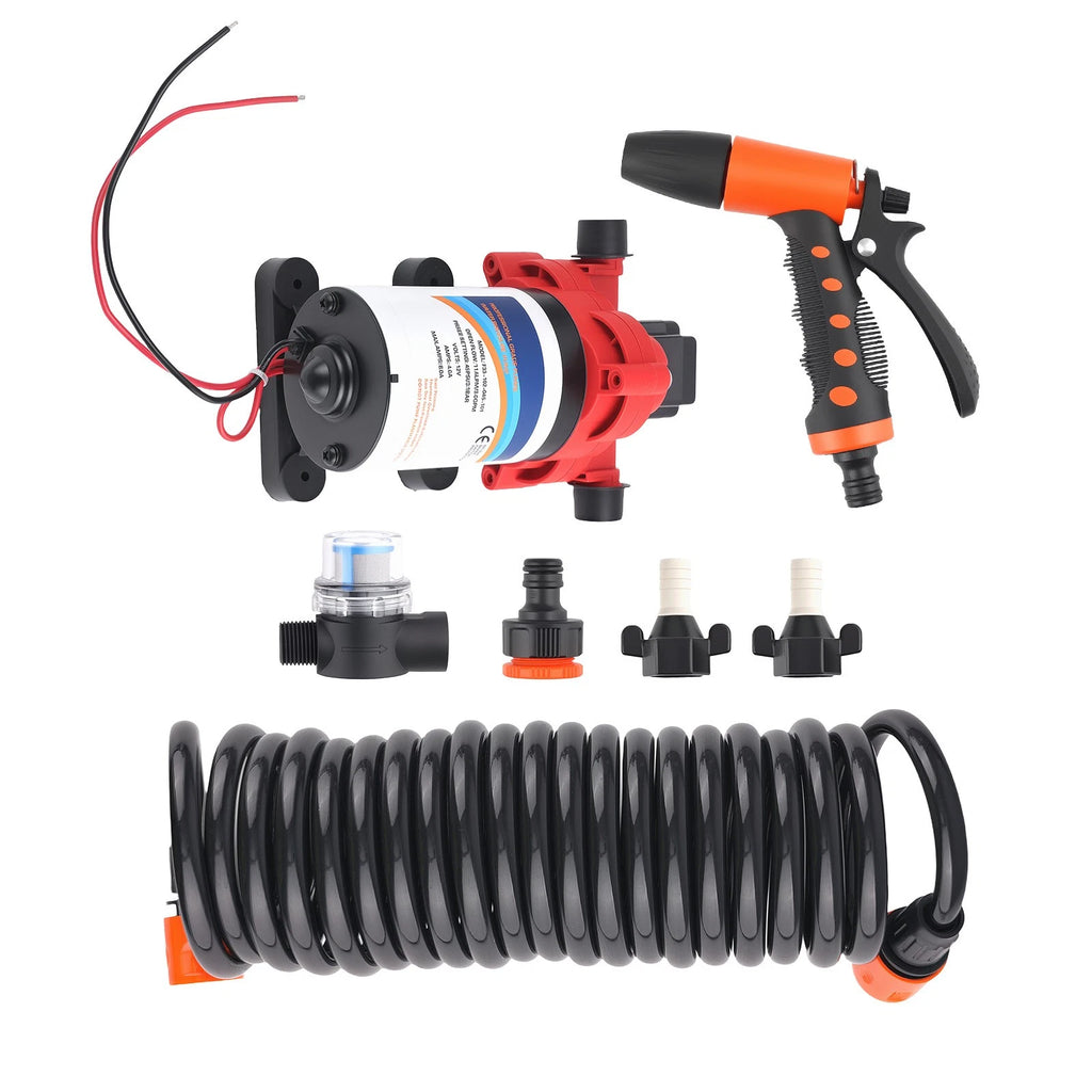 12V Marine Pump System 3GPM 70PSI for Boat Yacht RV (Fresh Water Washdown)