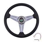 340mm Gray Steering Wheel for Yamaha EZGO Club Car