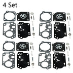 Set of 4 Carburetor Gasket Kits for ZAMA RB-156 C1U-W43 C1U-W45