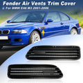 Side Fender Air Vents Trim Cover for BMW E46 M3 (2001–2006) Matte Black