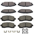 Front & Rear Metallic Brake Pads for Subaru Impreza (2017–2022)