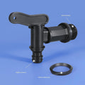 Plastic Faucet Connector for Garden Hose (17mm, 60mm)