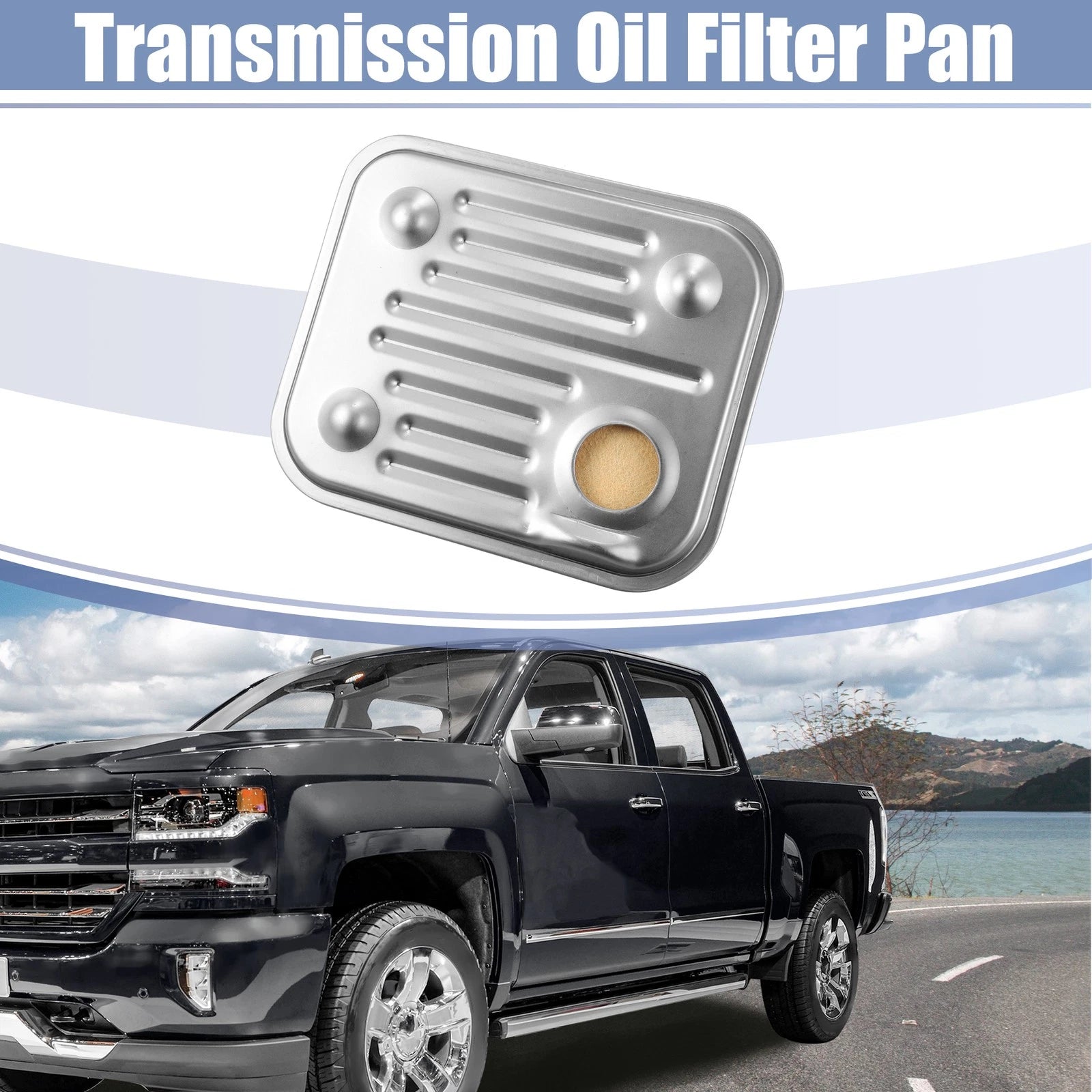 Transmission Filter Oil Pan for Chevrolet Silverado 2500 (2001–2008) TF329