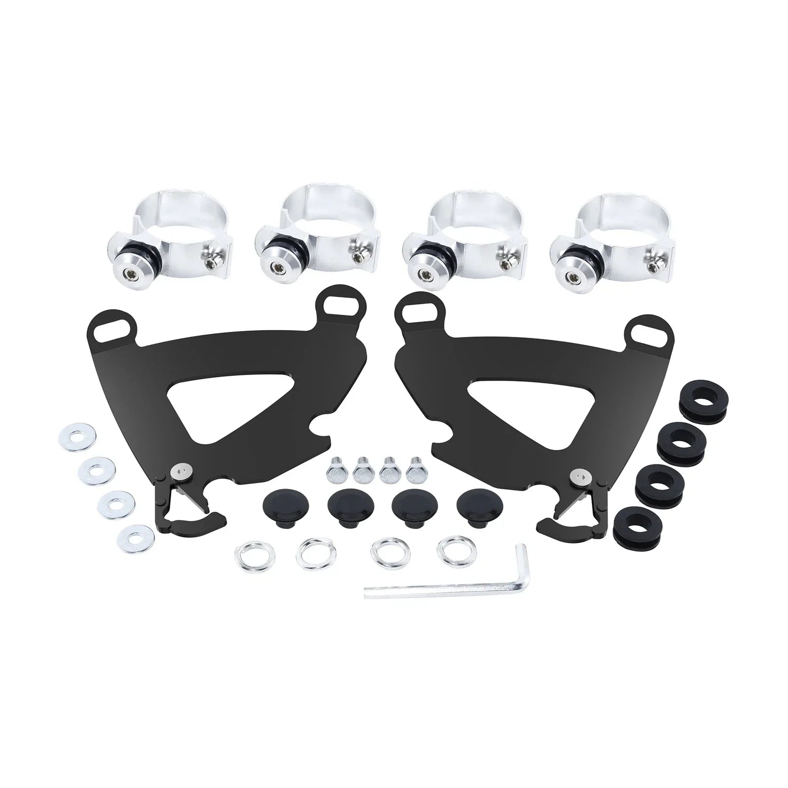 49mm Gauntlet Fairing Trigger Lock Mount for Harley Dyna Super Glide (2007-2014)